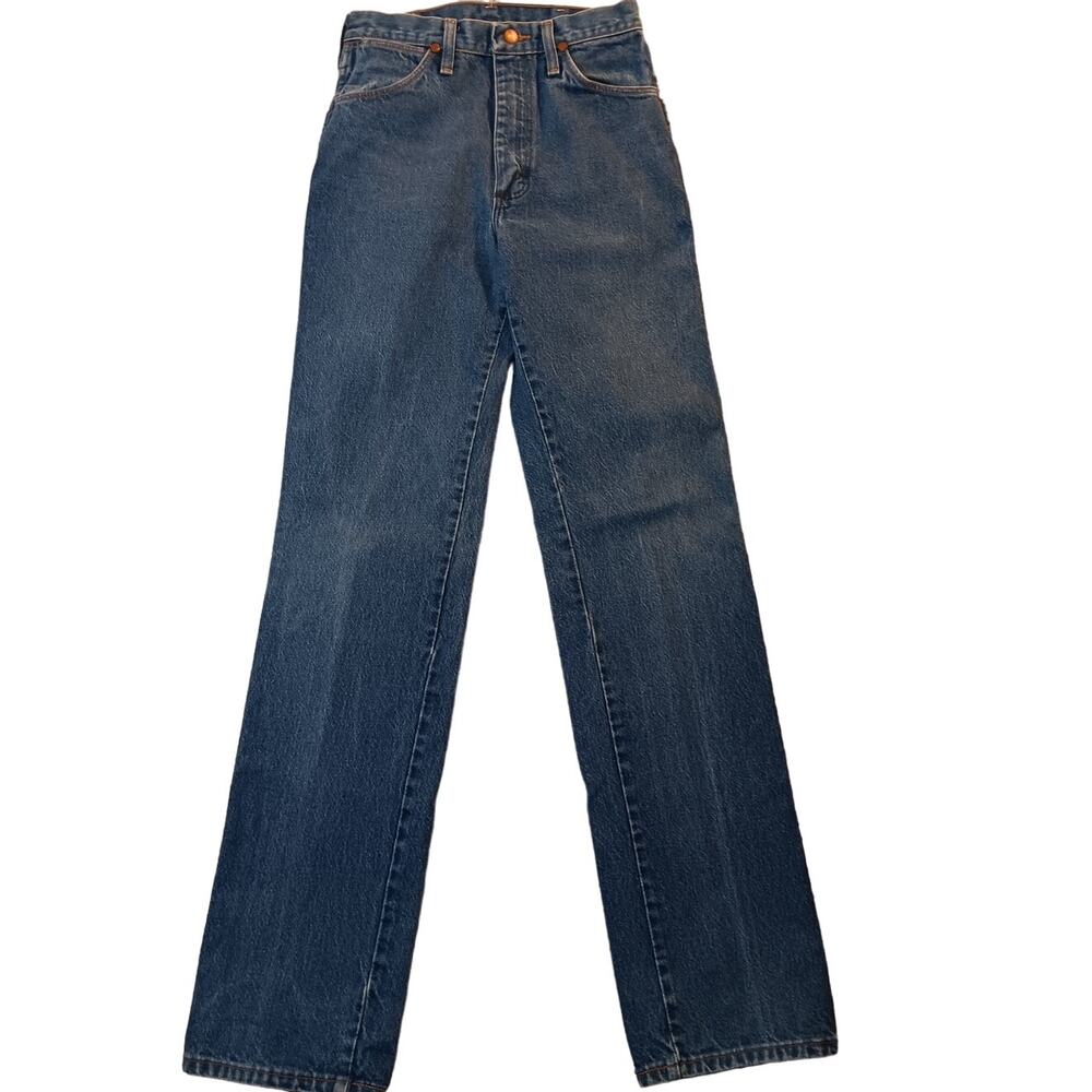 Wrangler Men's Bootcut Jeans - Dark Blue Denim